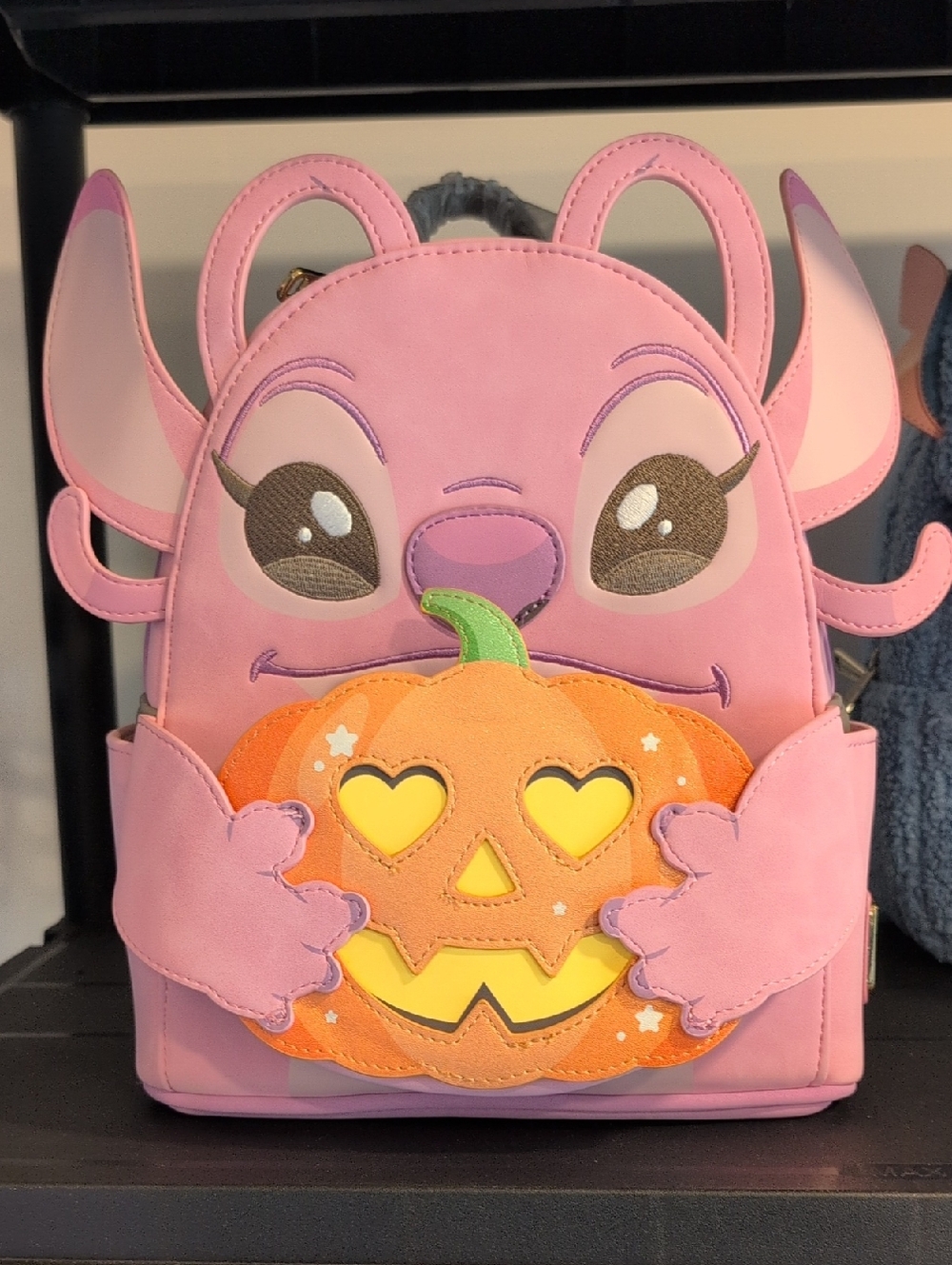 Angel Stich Loungefly with Pumpkin Front